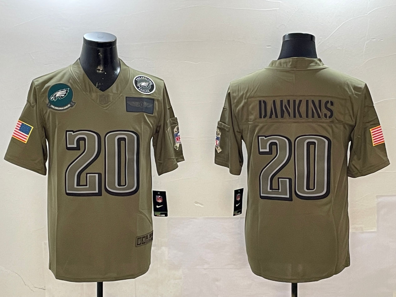 Men Philadelphia Eagles #20 Dawkins green 2025 Nike NFL jersey style 002